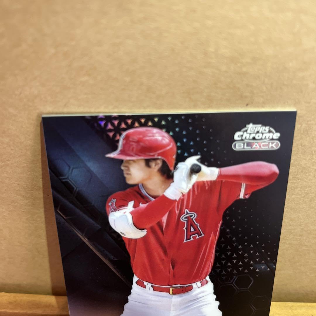 大谷翔平カードtopps chrome BLACK 2021 限定199枚
